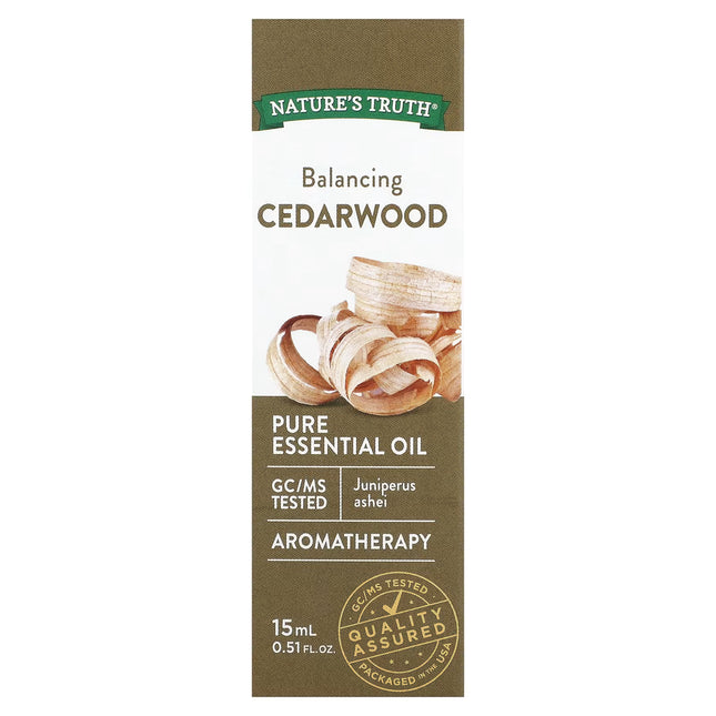 nature's truth cedarwood, nature's truth balancing cedarwood, cedarwood essential oil, pure cedarwood oil, cedrus atlantica, steam distilled essential oil, aromatherapy, diffuser oil, massage oil, grounding essential oil, balancing essential oil, woody essential oil, diy essential oil, home fragrance, gc ms tested, non gmo essential oil, gluten free essential oil, масло кедра, эфирное масло кедра, масло кедрового дерева, cedrus atlantica, чистое эфирное масло, ароматерапия, масло для диффузора, масло для ма