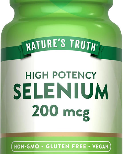 nature's truth selenium, selenium 200 mcg, selenium yeast, antioxidant support, immune support, thyroid support, selenium supplement, vegan selenium, cellular health, trace mineral supplement, high potency selenium, gluten free supplement, селен, selenium 200 мкг, селен дрожжевой, антиоксидант, поддержка иммунитета, здоровье щитовидной железы, поддержка клеток, минеральная добавка, веганский селен, селеновая добавка, пищевая добавка, selenio, selenio 200 mcg, levadura de selenio, apoyo antioxidante, apoyo i