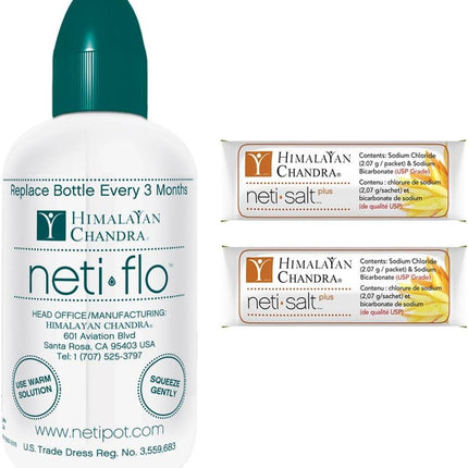 neti flo, himalayan chandra neti flo, nasal wash system, nasal irrigation kit, saline nasal rinse, sinus rinse, squeeze bottle nasal wash, allergy relief, sinus relief, nasal congestion relief, post nasal drip, nasal hygiene, saline sachets, respiratory health, нети фло, промывание носа, солевой раствор для носа, ирригация носа, очистка пазух, заложенность носа, аллергия, синусит, уход за носом, дыхательные пути, sistema neti flo, lavado nasal, irrigación nasal, enjuague salino nasal, alivio de la congestió