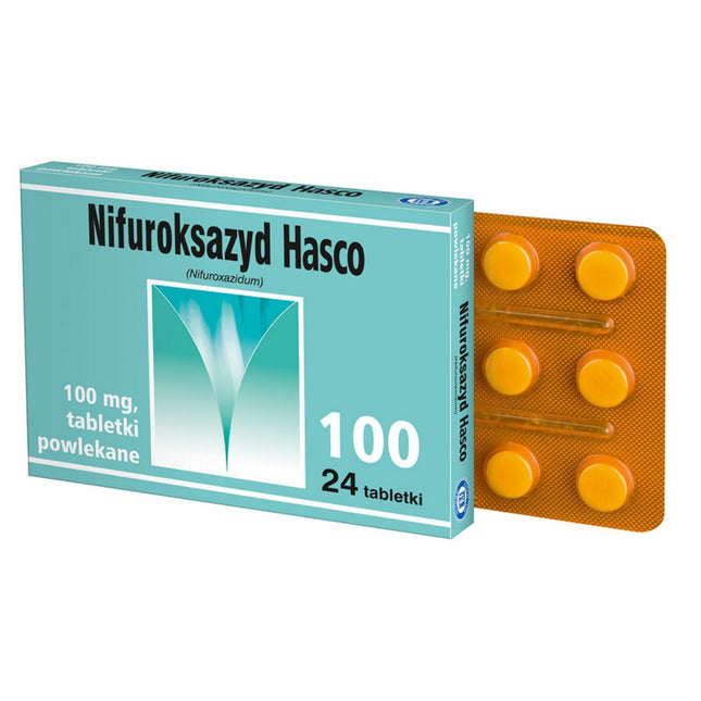 Nifuroksazide 100 mg 24 tablets