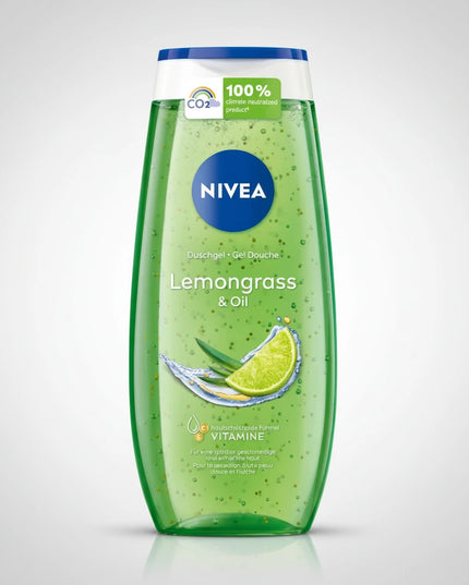 NIVEA® Lemongrass &amp; Oil Shower Gel is a refreshing daily body wash that combines a fresh lemongrass fragrance with nourishing oil pearls for an invigorating shower experience.