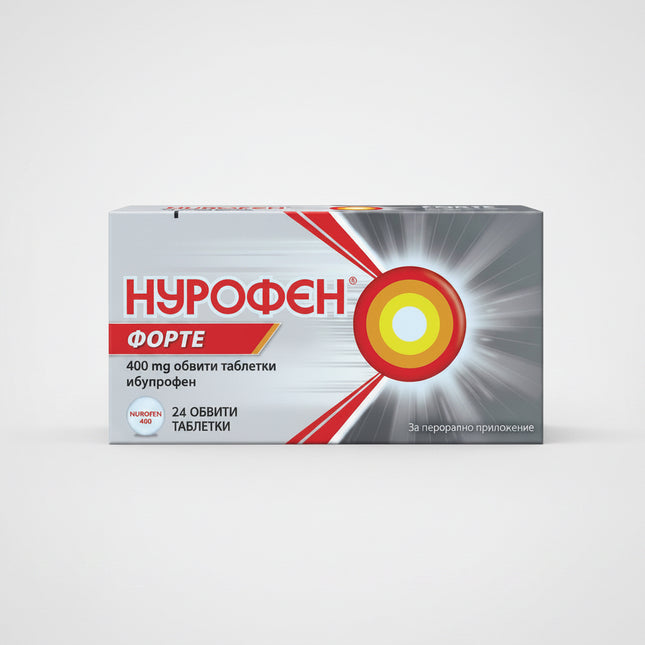 NUROFEN® 400 mg is a fast-buprofen pain reliever designed to help reduce headaches, migraines, toothache, menstrual pain, muscle aches, joint pain, and fever. The higher 400 mg strength provides effective relief for moderate to strong pain by reducing inflammation and blocking pain signals.