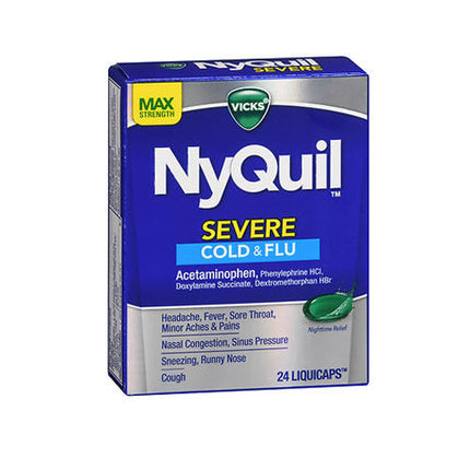 nyquil severe, nyquil cold and flu, nighttime cold medicine, cough suppressant, fever reducer, flu relief, nasal congestion relief, sore throat relief, nighttime flu medicine, vicks nyquil, найквил, найквил севир, средство от простуды, средство от гриппа, от кашля, жаропонижающее, заложенность носа, боль в горле, ночное средство от простуды, викс, nyquil severe, medicina para resfriado, alivio de gripe, medicina nocturna, supresor de tos, reductor de fiebre, alivio de congestión nasal, dolor de garganta, me