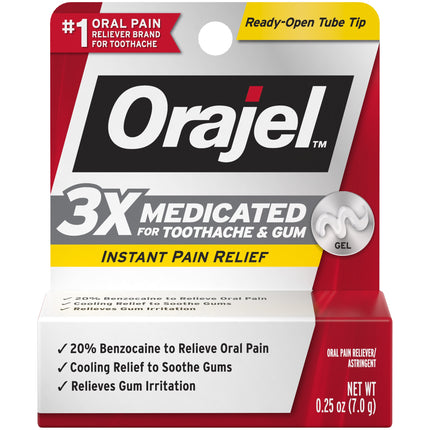 orajel, orajel 3x medicated, toothache gel, gum pain relief, oral pain reliever, benzocaine 20 percent, tooth pain relief, gum irritation relief, oral care, dental care, cooling oral gel, mouth pain relief, oral health, ораджел, ораджел 3х, гель от зубной боли, боль в зубе, боль в деснах, бензокаин 20 процентов, обезболивание полости рта, уход за зубами, стоматологический гель, здоровье полости рта, средство от зубной боли, orajel, gel para dolor dental, alivio del dolor de muelas, alivio del dolor de encía