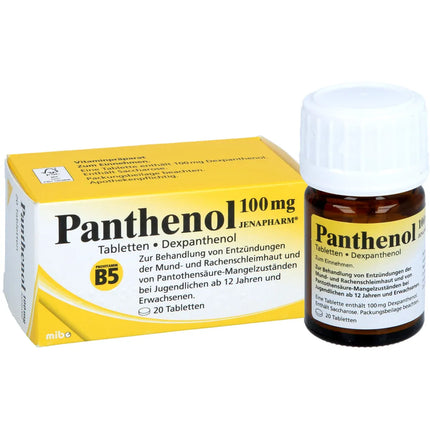 Panthenol 100 mg – Jenapharm 20-50 tabs