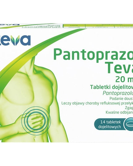 Pantoprazol Teva® 20 mg – 14 Tablets