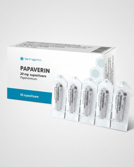 papaverine, papaverine hydrochloride, papaverine suppositories, rectal suppositories, antispasmodic, abdominal cramps, intestinal spasms, smooth muscle relaxant, biliary spasm, urinary tract spasm, vasodilation, gastrointestinal health, european pharmacy, папаверин, папаверин свечи, папаверина гидрохлорид, ректальные свечи, спазмолитик, кишечные спазмы, боли в животе, желчные колики, papaverina, supositorios de papaverina, antiespasmódico, espasmos intestinales, calambres abdominales, espasmos biliares, sal
