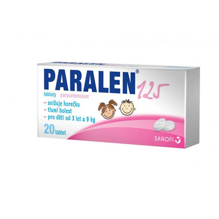 Paralen® 125 mg – 20 Tablets