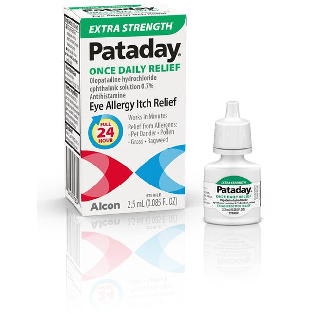 pataday extra strength, pataday 0.7%, olopatadine hydrochloride 0.7%, eye allergy relief, allergy eye drops, itchy eye relief, antihistamine eye drops, pazeo, pazeo otc, allergic conjunctivitis, eye itch relief, pet allergy eye drops, seasonal allergy eye drops, alcon pataday, 24 hour eye allergy relief, eye care, патадей, олопатадин 0.7%, глазные капли от аллергии, зуд глаз, аллергический конъюнктивит, антигистаминные капли, лечение аллергии глаз, покраснение глаз, pazeo, cuidado ocular, pataday extra fuer
