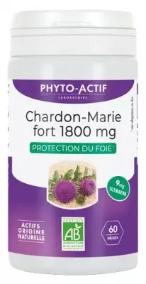 Milk Thistle Strong 1800 mg Organic 60 Capsules