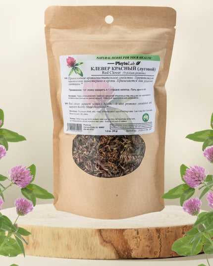 Red Clover Herb, 35 g Trifolium pratense Herbal Tea for Hormonal Balance, Skin & Circulation Support
