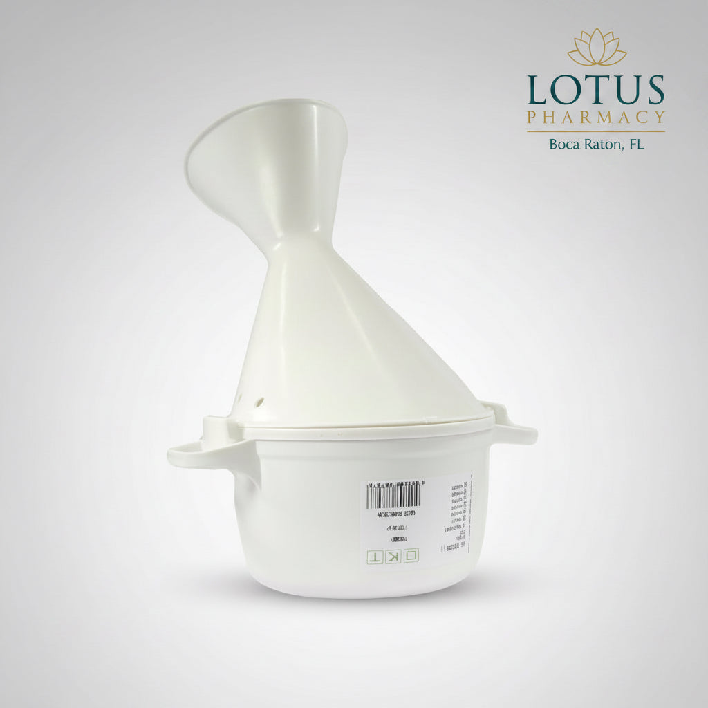 Classic 2-Piece Reusable Plastic Inhalation Device for Steam Therapy ...
