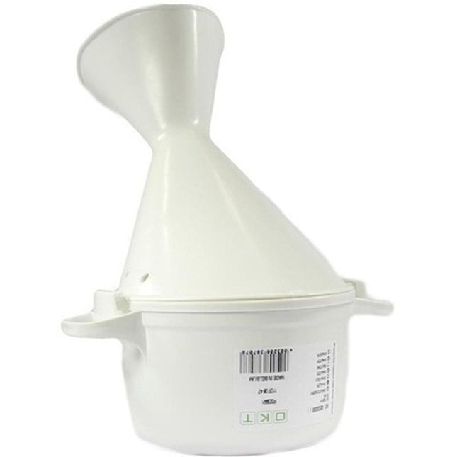 Classic 2-Piece Reusable Plastic Inhalation Device for Steam Therapy