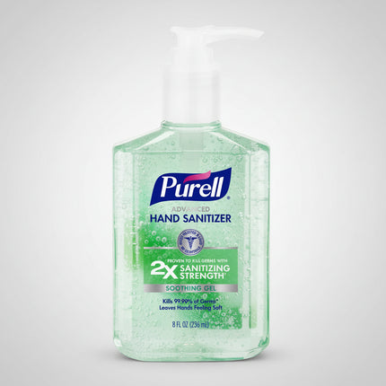 Purell Advanced Hand Sanitizer Soothing Gel with Aloe – 8 fl oz (236 mL)
