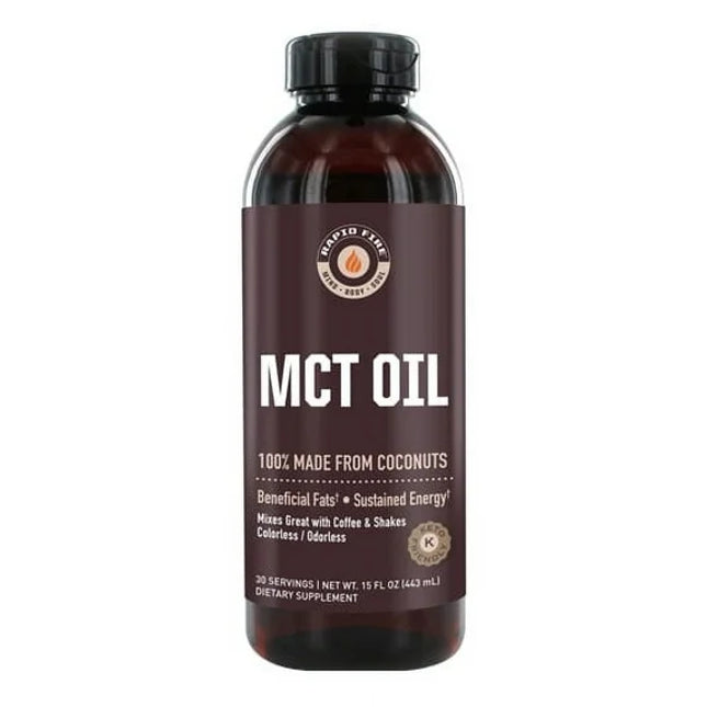 Rapid Fire MCT Oil with Beneficial Fats &amp; Coconuts, 443 ml