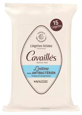 Cavaillès Rogé Cavaillès Intimate Wipes Antibacterial 15 Wipes