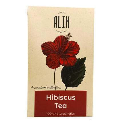 Hibiscus Tea 20 Teabags Refreshing Herbal Tea in Filter Bags