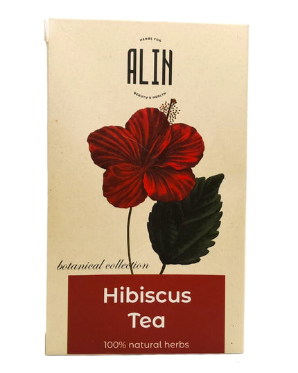 Hibiscus Tea 20 Teabags Refreshing Herbal Tea in Filter Bags