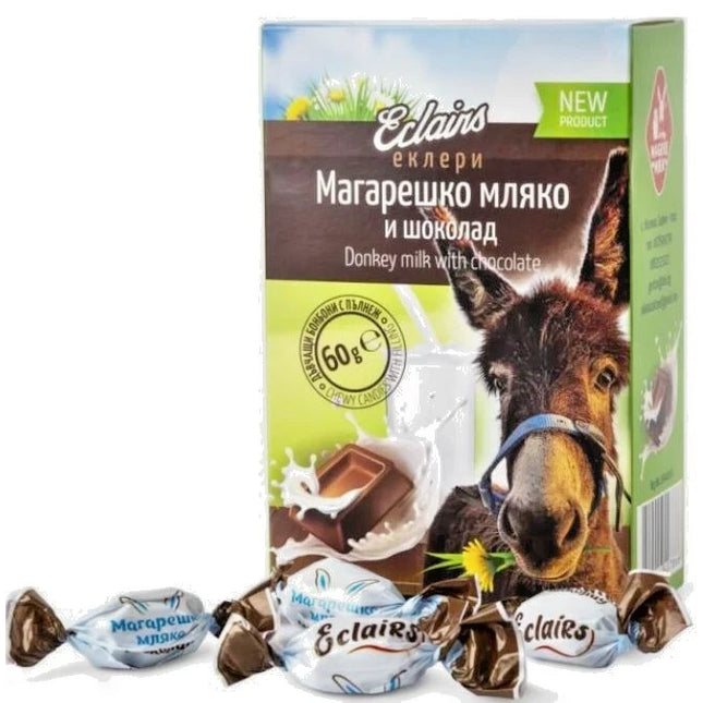 Organic Donkey Milk Chewing Candies Chocolate Flavour 60g
