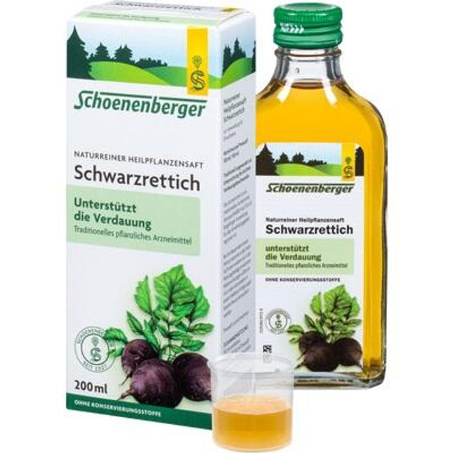 Schoenenberger Black Radish Juice, 200 ml