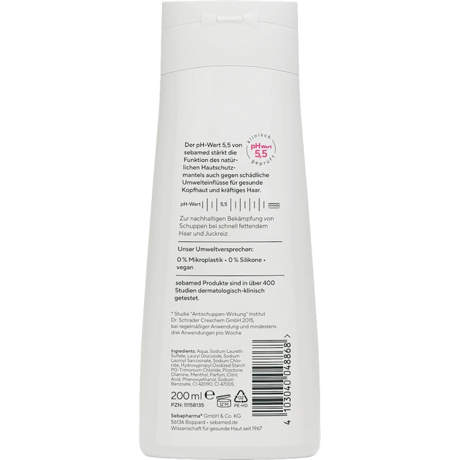 Sebamed Anti-Dandruff Plus Shampoo, 200 ml