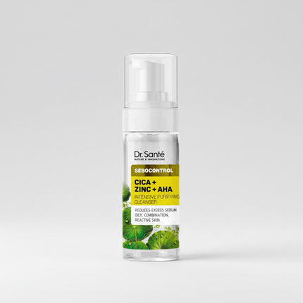 sebocontrol, sebocontrol cleanser, intensive purifying cleanser, cica cleanser, zinc pca cleanser, aha cleanser, facial cleansing gel, acne cleanser, oily skin cleanser, combination skin cleanser, pore cleanser, blackhead cleanser, oil control cleanser, daily face wash, skincare, sebocontrol, очищающий гель, гель для умывания, жирная кожа, проблемная кожа, cica, zinc pca, aha кислоты, очищение пор, контроль себума, уход за лицом, limpiador facial, gel limpiador, cica, zinc pca, aha, piel grasa, piel con acn