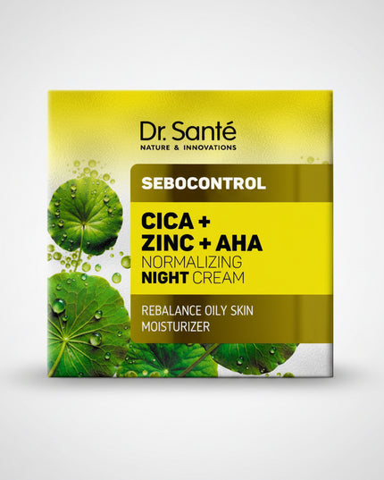 sebocontrol, sebocontrol night cream, cica night cream, zinc pca cream, aha night cream, oily skin moisturizer, acne prone skin cream, balancing night cream, centella asiatica cream, glycolic acid cream, lactic acid moisturizer, pore minimizing cream, oil control moisturizer, overnight face cream, skincare, sebocontrol, крем для жирной кожи, ночной крем, центелла азиатская, zinc pca, aha кислоты, уход за проблемной кожей, ночной уход, crema nocturna, cica, zinc pca, aha, crema para piel grasa, piel con acné