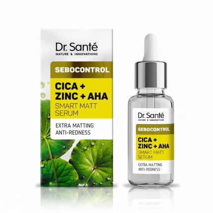 sebocontrol serum, smart matt serum, cica serum, zinc pca serum, aha serum, mattifying serum, pore minimizing serum, oily skin serum, acne prone skin serum, centella asiatica serum, glycolic acid serum, lactic acid serum, oil control serum, facial serum, skincare, sebocontrol, матирующая сыворотка, сыворотка для жирной кожи, cica, zinc pca, aha кислоты, уход за проблемной кожей, сужение пор, контроль себума, sérum matificante, sérum cica, zinc pca, aha, sérum para piel grasa, piel con acné, control de grasa