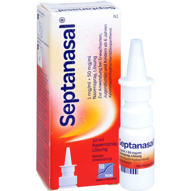 septanasal, septanasal nasal spray, xylometazoline, dexpanthenol nasal spray, nasal decongestant, blocked nose relief, nasal congestion relief, rhinitis treatment, sinus congestion, moisturizing nasal spray, healing nasal mucosa, cold relief, respiratory health, tad pharma, септаназал, ксилометазолин, декспантенол, спрей для носа, заложенность носа, насморк, синусит, восстановление слизистой носа, cuidado nasal, septanasal, xilometazolina, dexpantenol, aerosol nasal, descongestionante nasal, alivio de conge