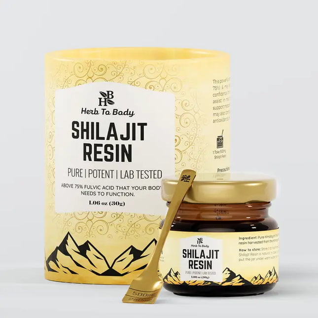 Himalayan Shilajit Resin – High-Altitude Botanical Extract – 30 g