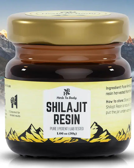 Himalayan Shilajit Resin – High-Altitude Botanical Extract – 30 g