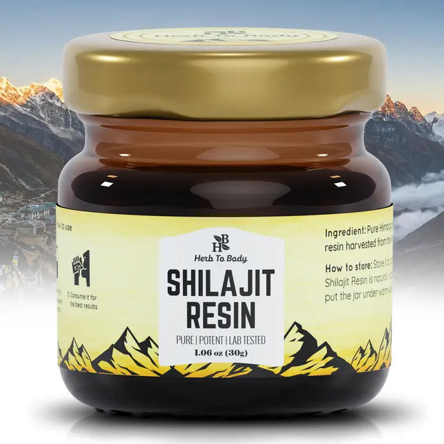 Himalayan Shilajit Resin – High-Altitude Botanical Extract – 30 g