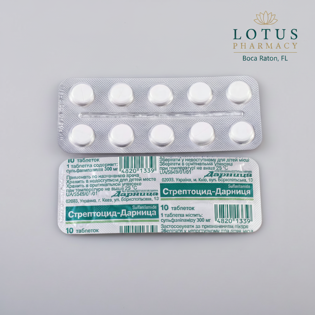 Streptocid – 10 Tablets – Lotus Pharmacy & Kids Boutique