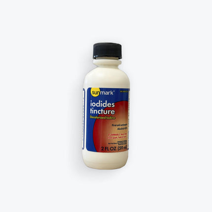 sunmark decolorized iodine, iodine tincture, decolorized iodine tincture, iodine antiseptic, first aid antiseptic, antiseptic solution, iodine 2 percent, alcohol 45 percent, wound care, infection prevention, cuts and scrapes, burn care, first aid supplies, sunmark antiseptic, санмарк йод, обесцвеченный йод, настойка йода, антисептик, йод 2 процента, спирт 45 процентов, обработка ран, первая помощь, профилактика инфекции, порезы и ссадины, аптечка, yodo decolorado, tintura de yodo, antiséptico, solución anti