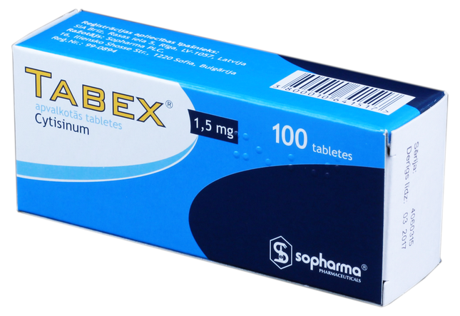 comprimés TABEX 1,5 mg 100 comprimés (SOPHARMA)