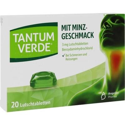 Tantum Verde® 3 mg Lozenges – 20 Lozenges