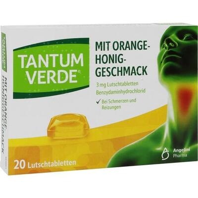 Tantum Verde® 3 mg Lozenges – 20 Lozenges