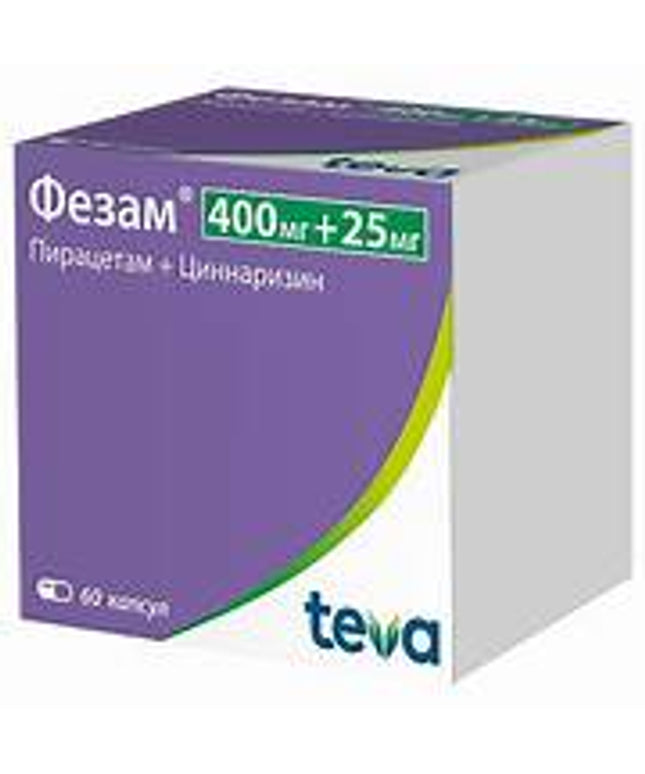 FEZAM 400MG+25MG #60