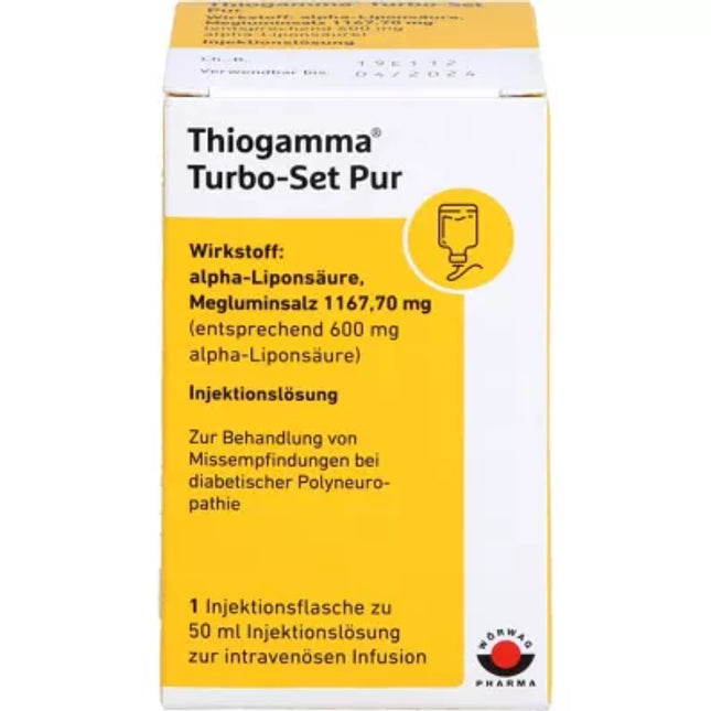 Thiogamma Turbo Set Pur Injection Vial – 50 ml