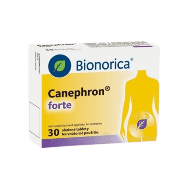 Bionorica Canephron forte packaging on a white background