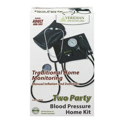 veridian blood pressure kit, veridian manual blood pressure monitor, manual blood pressure cuff, aneroid sphygmomanometer, blood pressure monitor, manual inflation blood pressure, manual deflation blood pressure, home blood pressure kit, blood pressure cuff with stethoscope, adult blood pressure cuff, analog blood pressure monitor, hypertension monitor, cardiovascular monitoring, medical device, home health, veridian healthcare, тонометр veridian, механический тонометр, манжета для измерения давления, анеро
