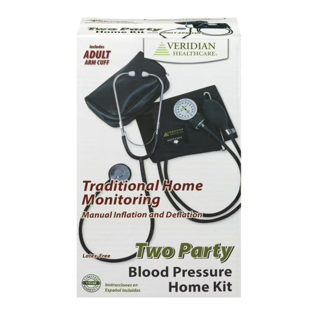 veridian blood pressure kit, veridian manual blood pressure monitor, manual blood pressure cuff, aneroid sphygmomanometer, blood pressure monitor, manual inflation blood pressure, manual deflation blood pressure, home blood pressure kit, blood pressure cuff with stethoscope, adult blood pressure cuff, analog blood pressure monitor, hypertension monitor, cardiovascular monitoring, medical device, home health, veridian healthcare, тонометр veridian, механический тонометр, манжета для измерения давления, анеро