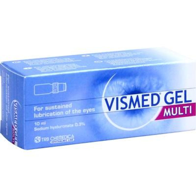 Vismed Gel Multi packaging on a white background