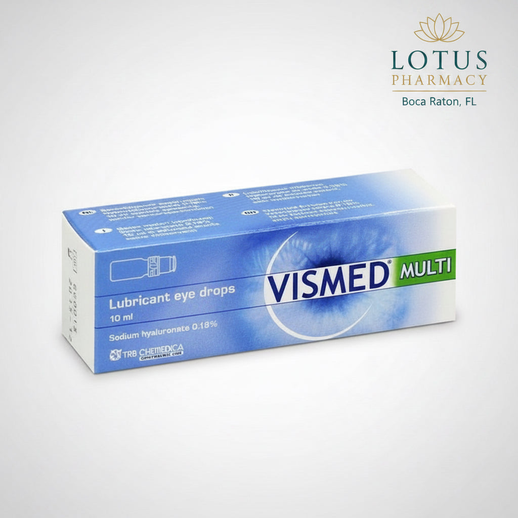 Vismed Multi Eye Drops, 10 ml Preservative-Free Lubricating Eye Drops ...