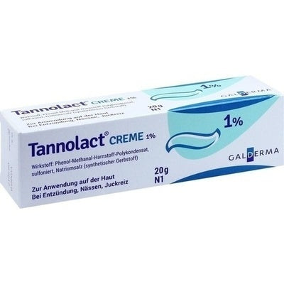 Tannolact Creme packaging with Galderma branding on a white background