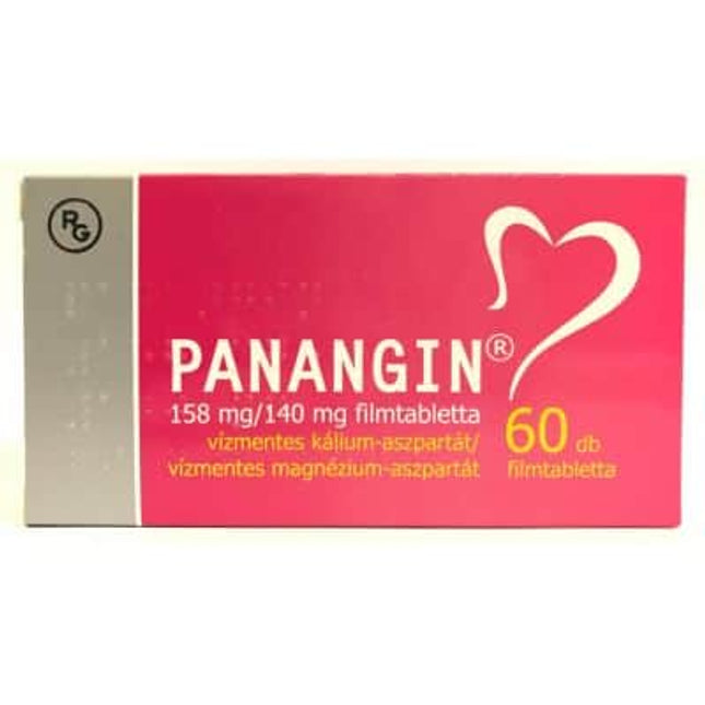 Panangin medication box with pink and beige design on a white background