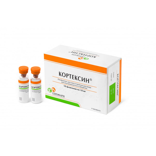 Korteksin packaging with two vials on a white background