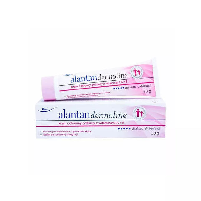 Two tubes of Alantanderoline cream on a white background