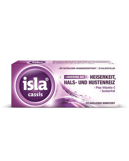 Isla Cassis packaging on a white background