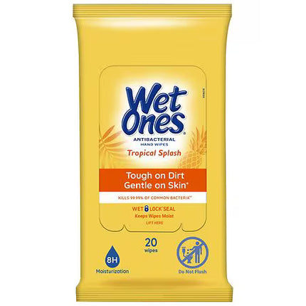 wet ones, wet ones antibacterial wipes, antibacterial hand wipes, fresh scent wipes, tropical splash wipes, hand sanitizing wipes, germ killing wipes, benzalkonium chloride wipes, hand hygiene, travel wipes, antibacterial wipes, moist wipes, first aid hygiene, вет ванс, антибактериальные салфетки, влажные салфетки для рук, салфетки с бензалкония хлоридом, гигиена рук, дорожные салфетки, уничтожение бактерий, влажные антибактериальные салфетки, уход за руками, toallitas wet ones, toallitas antibacteriales, t